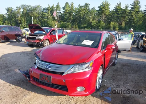 2010 Lexus Hs 250H Premium z USA, uszkodzony, nr VIN JTHBB1BA9A2019780